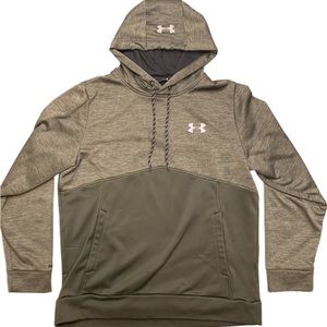 Under Armour Mens Storm 1 Pullover Hoodie Green Loose fit Medium